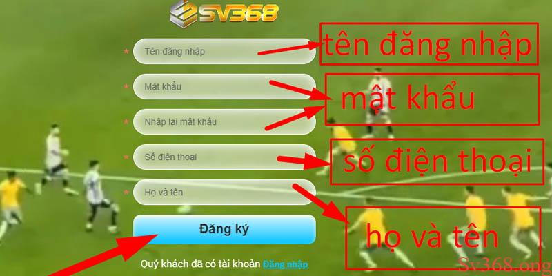 Xổ số Sv368 - Nhà cái lô đề xổ số đỉnh nốc kịch trần 2025 6 Cách đăng kí tài khoản sv368