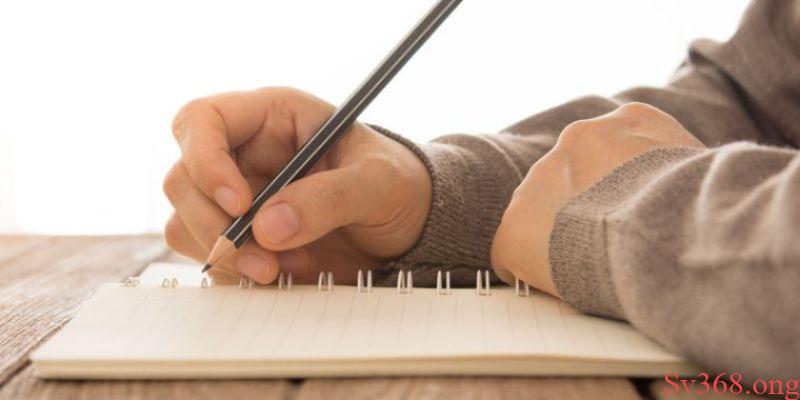 Mơ thấy bút viết 