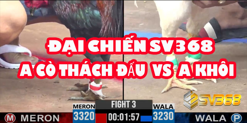 Đại Chiến SV368: A Cò thách đấu A Khôi | Huyết Chiến Kèo Cân 30 Triệu